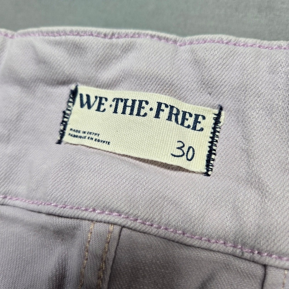 We The Free Jayde Flare Jeans 30 Lilac Purple High Rise - Picture 9 of 12